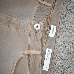 J. Jill Denim Straight Leg Ankle Boyfriend Jeans Mocha Latte